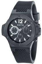LTD RXTR Unisex Quartz with Black Dial Chronograph Display and Black Silicone Strap LTD-310201