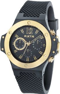 LTD RXTR Unisex Quartz with Black Dial Chronograph Display and Black Silicone Strap LTD-310202