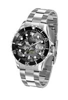 LTD Unisex Limited Edition Steel Camo Diver Collection LTD 210129 With A Grey Camo Dial And Silver Rotating Divers Bezel