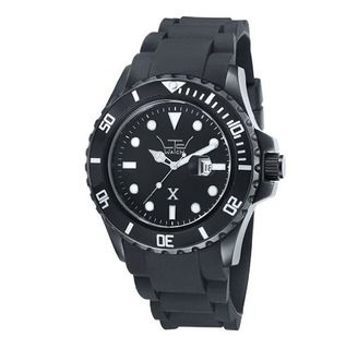 LTD X Collection Quartz with Black Dial Analogue Display and Black Silicone Strap LTD 330202