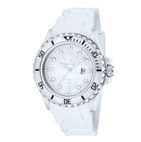LTD X Collection Quartz with White Dial Analogue Display and White Silicone Strap LTD 330101