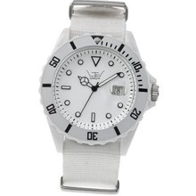 uLTD Watch LTD LTD-021101 All White Canvas Strap 