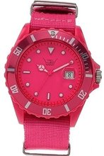 uLTD Watch LTD LTD-091101 Shocking Pink Canvas Strap 
