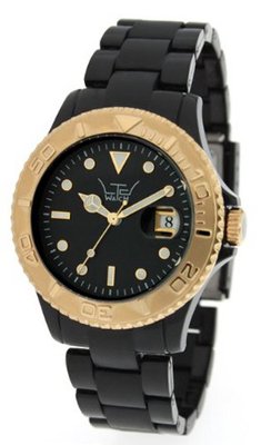 uLTD Watch LTD Unisex Limited Black Plastic LTD 0307D With Black Bracelet And Dial With Stainless Steel Bezel 