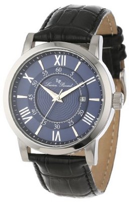 Lucien Piccard 11577-03 Stockhorn Dark Blue Dial Black Leather