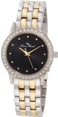 Lucien Piccard 11696-SG-11 Monte Velan Black Textured Dial Two Tone Stainless Steel