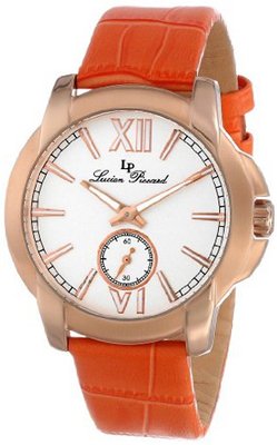 Lucien Piccard LP-10025-RG-02-OR Cordoba Analog Display Japanese Quartz Orange