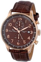 Lucien Piccard LP-10503-RG-04-BR Montilla Analog Display Japanese Quartz Brown