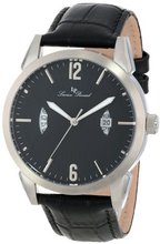 Lucien Piccard LP-11561-01 Watzmann Black Dial Black Leather