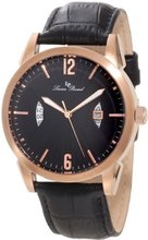 Lucien Piccard LP-11561-RG-01 Watzmann Black/Black Textured Leather