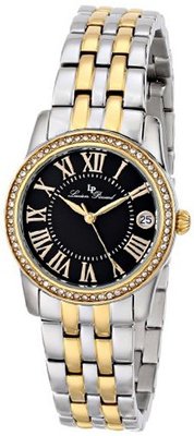 Lucien Piccard LP-12145-SG-11 Landes Analog Display Japanese Quartz Two Tone