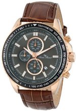 Lucien Piccard LP-12552-RG-014-BR Cartagena Analog Display Japanese Quartz Brown