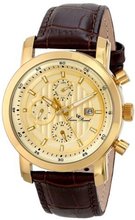 Lucien Piccard LP-12584-YG-010 Toules Analog Display Swiss Quartz Brown