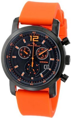 Lucien Piccard LP-12585-BB-01-OAS Toules Analog Display Swiss Quartz Orange