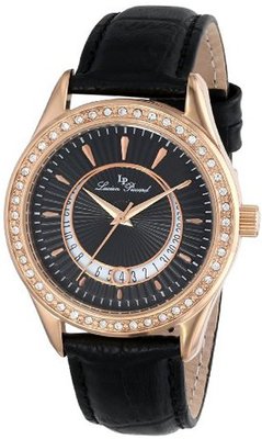 Lucien Piccard LP-12721-RG-01 Staz Analog Display Quartz Black