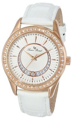 Lucien Piccard LP-12721-RG-02 Staz Analog Display Quartz White