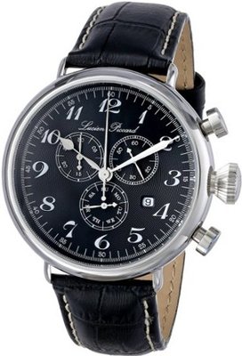 Lucien Piccard LP-72414-01 Trieste Analog Display Swiss Quartz Black