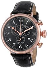 Lucien Piccard LP-72414-RG-01 Trieste Analog Display Swiss Quartz Black
