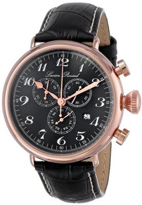 Lucien Piccard LP-72414-RG-01 Trieste Analog Display Swiss Quartz Black