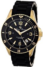 Lucien Piccard LP-93608-YG-11 Moccasino Analog Display Swiss Quartz Black