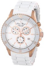 Lucien Piccard LP-93609-RG-22 Mocassino Analog Display Swiss Quartz White