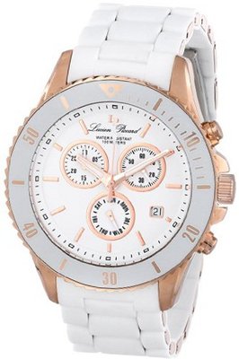 Lucien Piccard LP-93609-RG-22 Mocassino Analog Display Swiss Quartz White