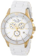 Lucien Piccard LP-93609-YG-22 Mocassino Analog Display Swiss Quartz White