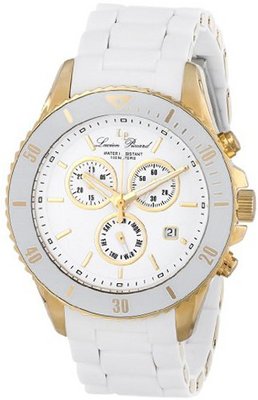 Lucien Piccard LP-93609-YG-22 Mocassino Analog Display Swiss Quartz White