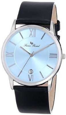 Lucien Piccard Unisex LP-10608-012 Moiry Analog Display Swiss Quartz Black
