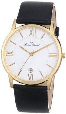 Lucien Piccard Unisex LP-10608-YG-02 Moiry Analog Display Swiss Quartz Black