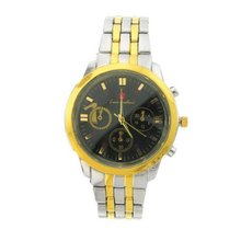 Luis Cardini Ninw-10b Modern Chronograph Dial Analog Two-tone Stainless...