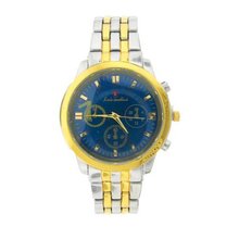 Luis Cardini Ninw-10c Modern Chronograph Dial Analog Two-tone Stainless...