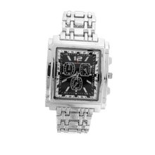 Luis Cardini Ninw-14 Modern Chronograph Dial Analog Stainless Steel Cas...