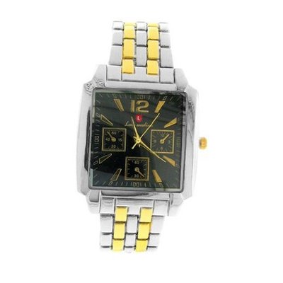 Luis Cardini Ninw-14b Modern Chronograph Dial Analog Stainless Steel Ca...