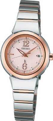 Seiko Lukia Sapphire Glass Solar Electric Wave Correction 10atm Ssvw054 Ladies Japan Import