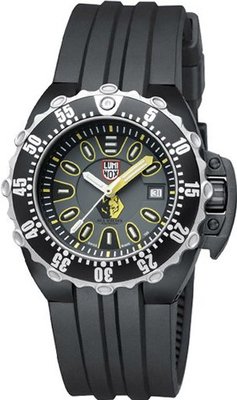 Luminox 1525 Black Polyurethane Automatic with Black Dial