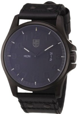 Luminox 1870-Series Quartz Black Calfskin Band Black Dial - 1879.BO