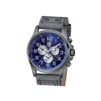 Luminox 1883 Atacama Chronograph 1880 Series Blue Dial With Charcoal Leather Strap