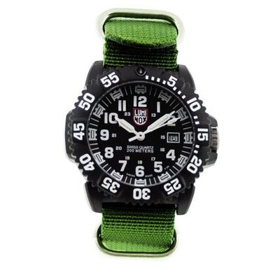 Luminox 3051.NATO.GRN Resin Analog Plastic Bezel