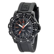 Luminox 8821.KM Recon Pointman Black, Rubber Band, With Multi Color Accents