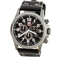 Luminox Atacama Field Chronograph Black Dial Black Leather 1941
