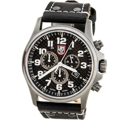 Luminox Atacama Field Chronograph Black Dial Black Leather 1941