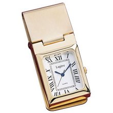 Money Clip in Stainless Steel with 23K Gold & Rhodium Electroplate