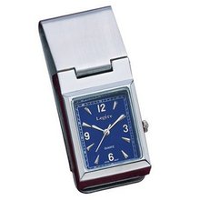 Money Clip in Stainless Steel with 23K Gold & Rhodium Electroplate