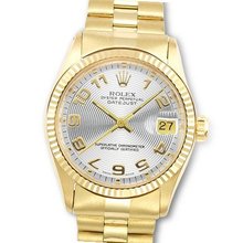 Rolex Date Just in 18K Yellow Gold