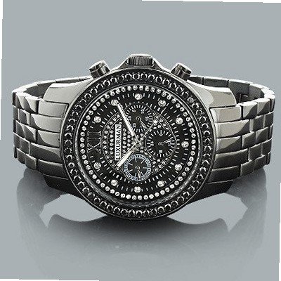 Black Diamond es by Luxurman 2.25ct