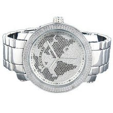 Diamond 0.12 ct Luxurman Black White Map