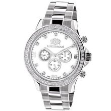 Diamond es for : Luxurman Liberty Diamond Bezel White MOP 2ct