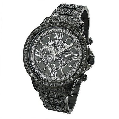 Iced Out Black Diamond Luxurman 3ct