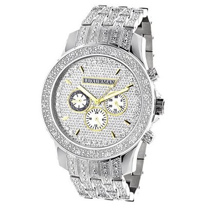 Iced Out Diamond by LUXURMAN 1 Carat